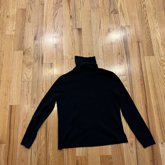 MERONA Black Knit turtle neck with ribbed detailing XL - Picture 5 of 5